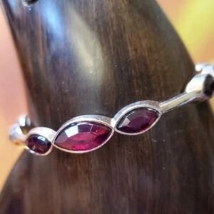 Hot Pink & Rose Gold Bracelet